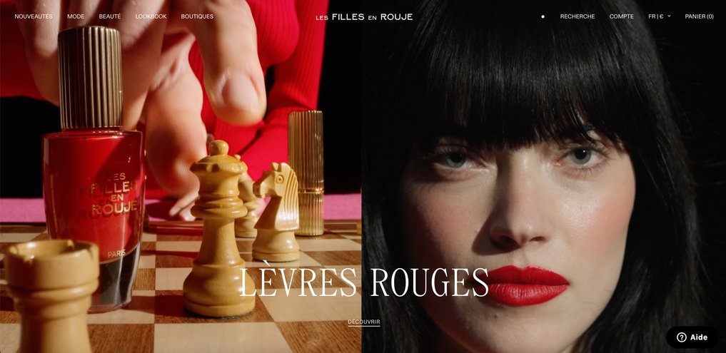 Réalisations de Jade Pariente pour Les Filles en Rouje